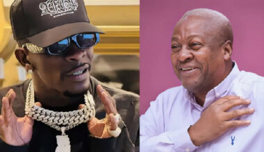 President Mahama spotted singing Shatta Wale's 'Mahama Paper' word-for-word