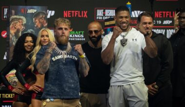Jake Paul vs. Anthony Joshua Weigh-In Results Revealed, How Big Is Gap Between Boxers?