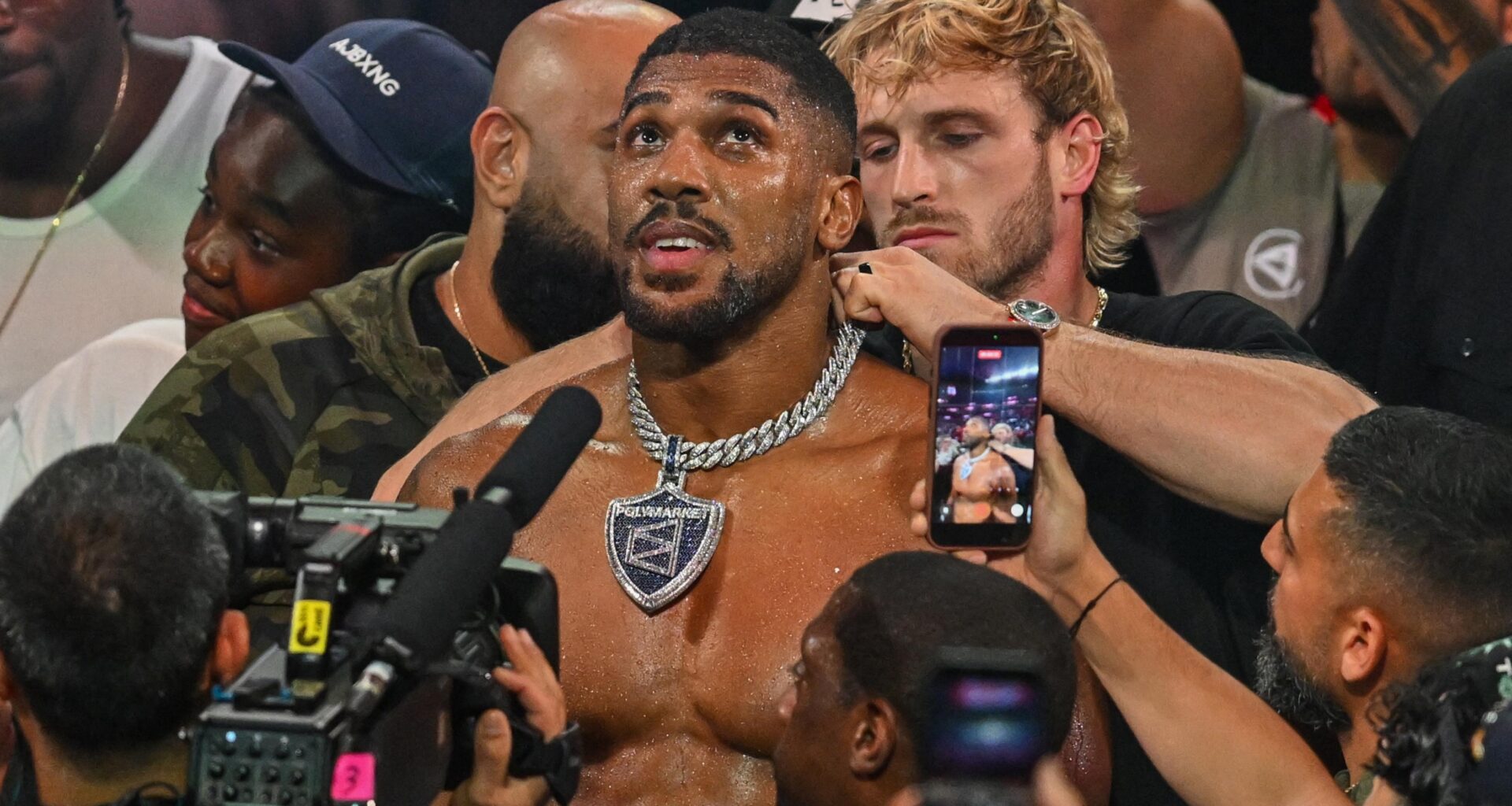 Anthony Joshua Trolls Jake Paul With Video of KO Win, 'Netflix and Chill'