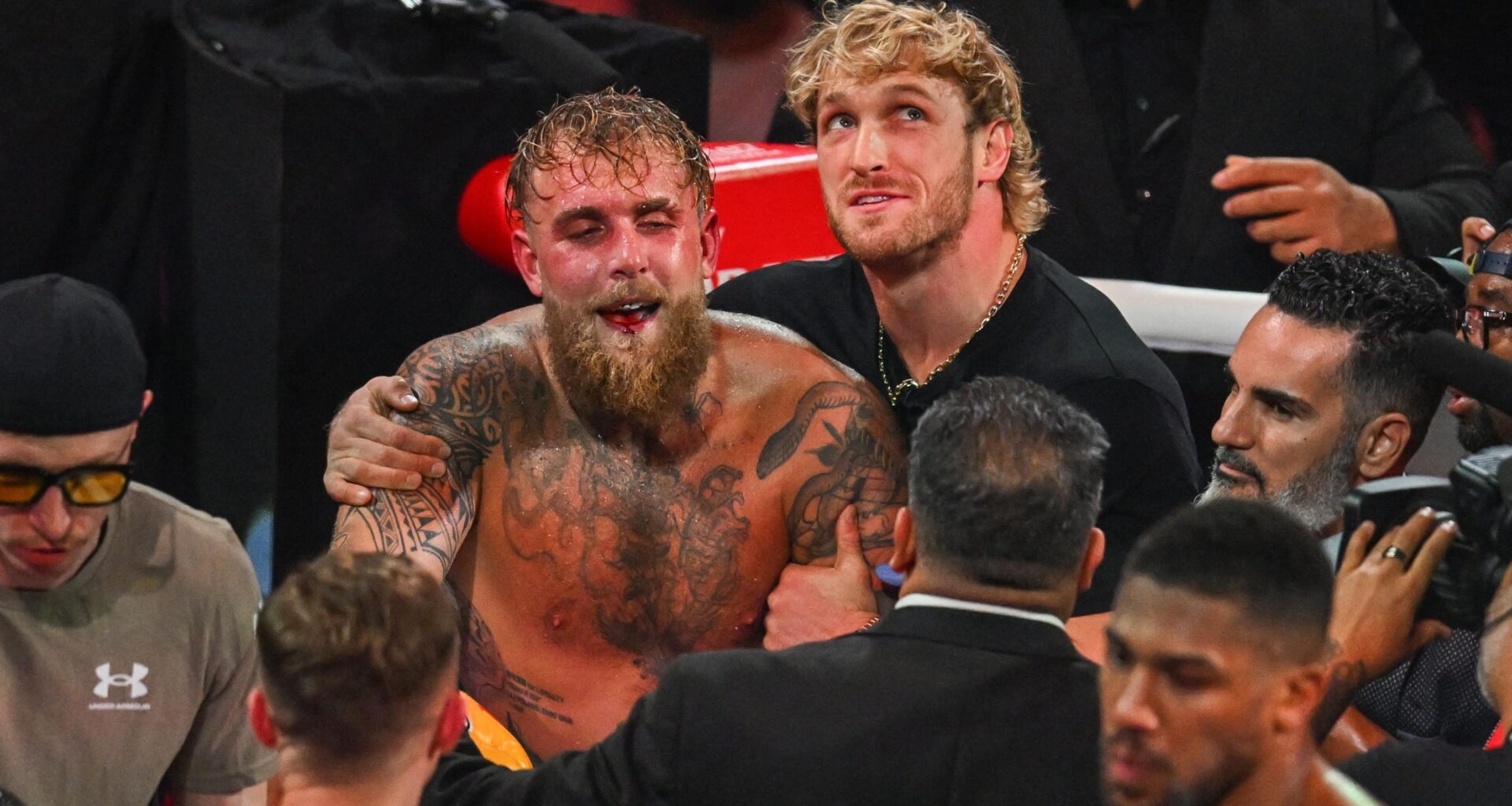 Logan Paul Says Jake Getting KO'd by Anthony Joshua 'Was a Logical Conclusion'