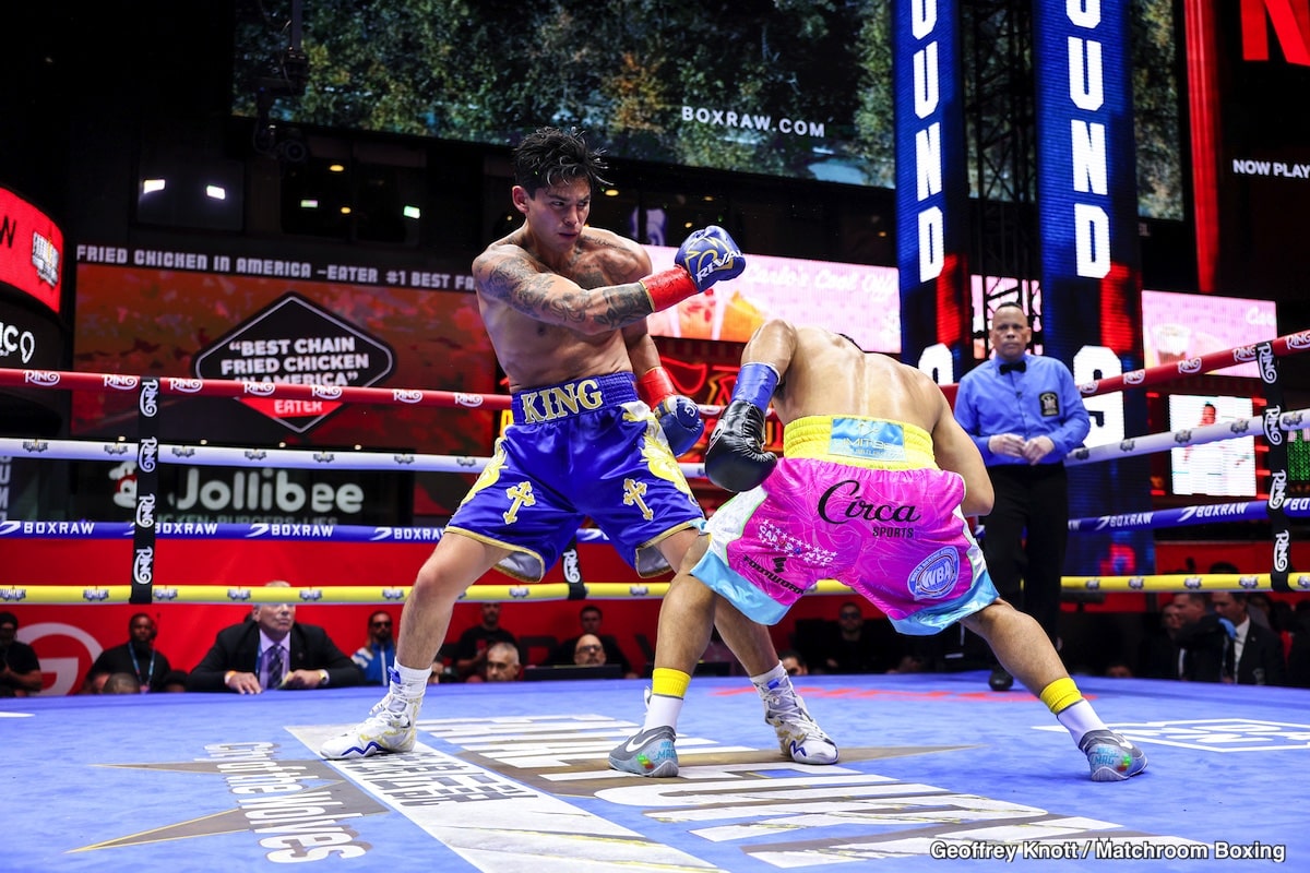 Ryan Garcia training for WBC welterweight champion Mario Barrios