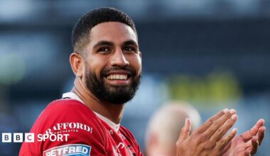 Nene Macdonald applauds during his time with Salford