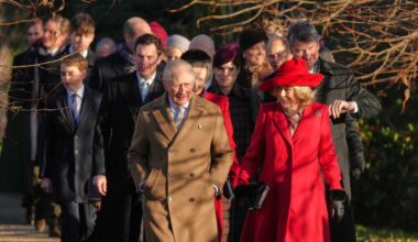 Eugenie and Beatrice join Christmas Day service at Sandringham