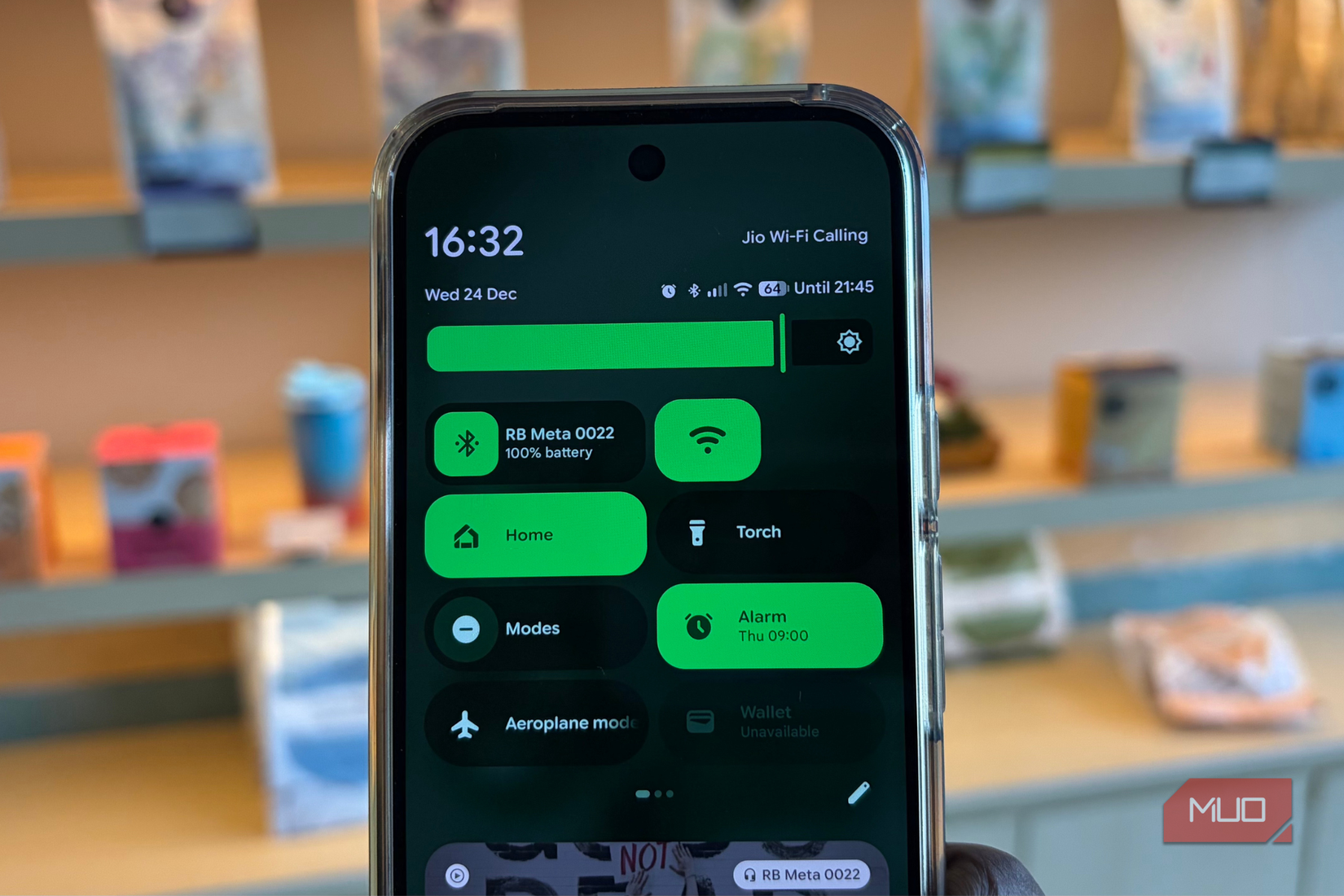 Quick settings panel on the Google Pixel 10 Pro