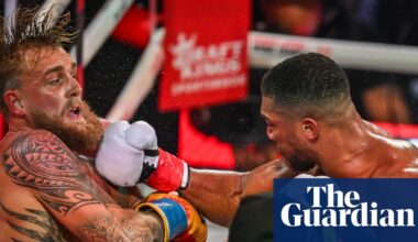 Anthony Joshua calls out Tyson Fury after sending Jake Paul to hospital with broken jaw | Anthony Joshua