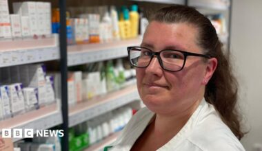 Pharmacy worker Yasmine Lindberg