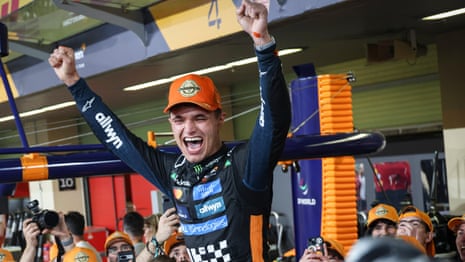 'A moment I'll never forget': Lando Norris wins F1 world title in Abu Dhabi – video