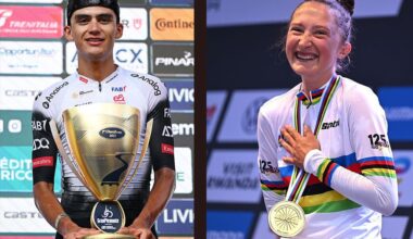 The two most notable North American riders of 2025 were Isaac del Toro of Mexico and Magdeleine Vallieres of Canada