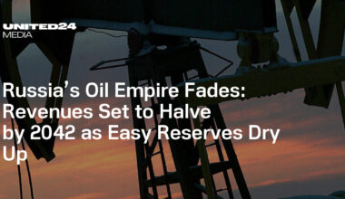 Revenues Set to Halve by 2042 as Easy Reserves Dry Up — UNITED24 Media