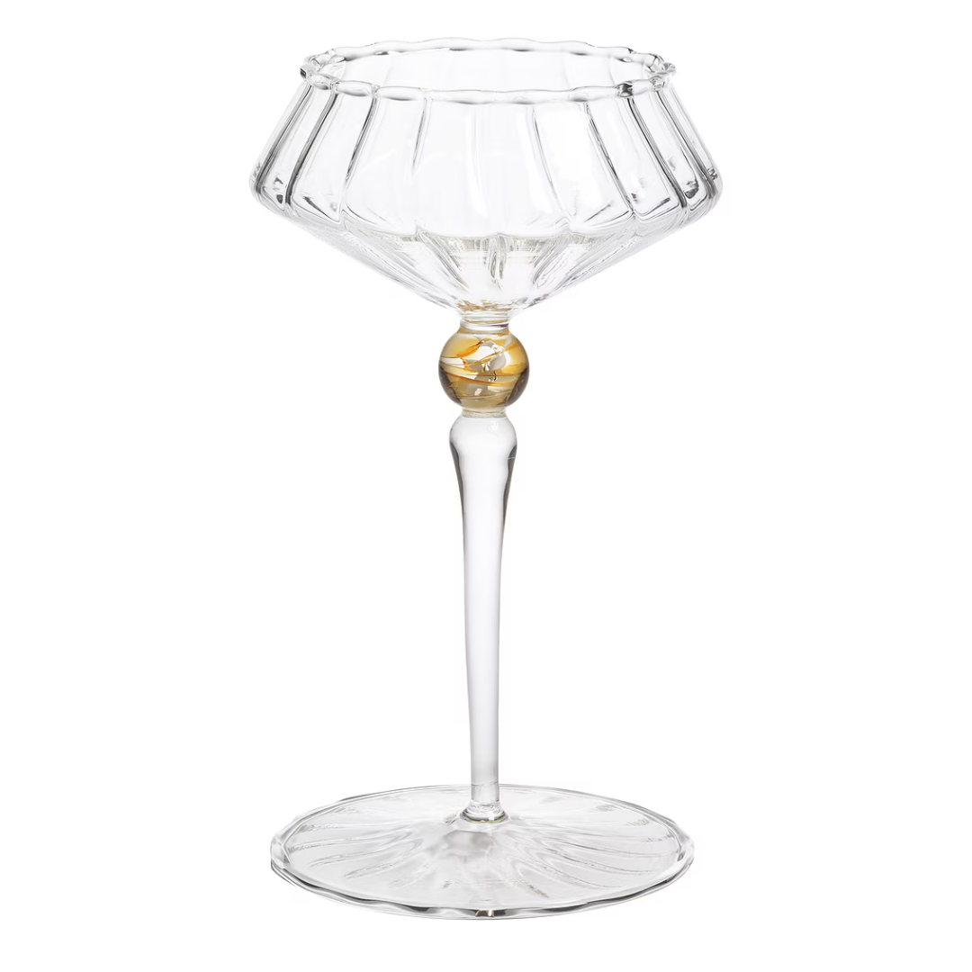 Ondine Fluted Coupe Cocktail Glass