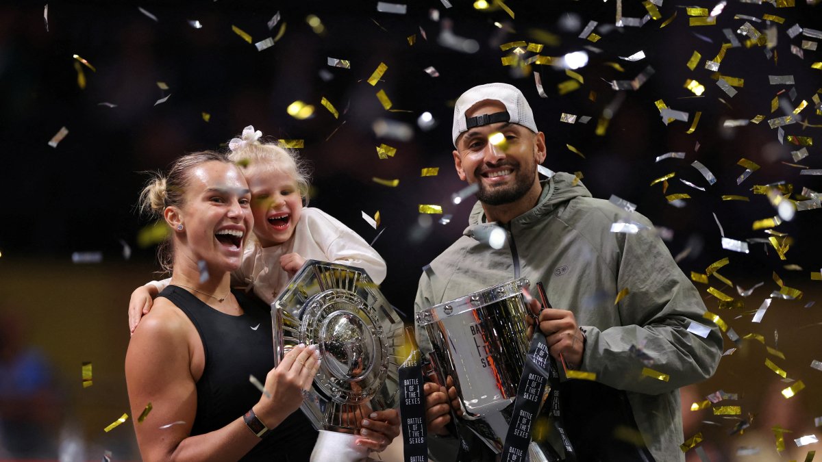 Kyrgios prevails over Sabalenka in rule-tweaked Dubai exhibition