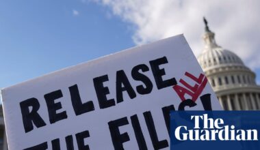 US justice department says it may need ‘a few more weeks’ to process 1m more Epstein documents for release | Jeffrey Epstein