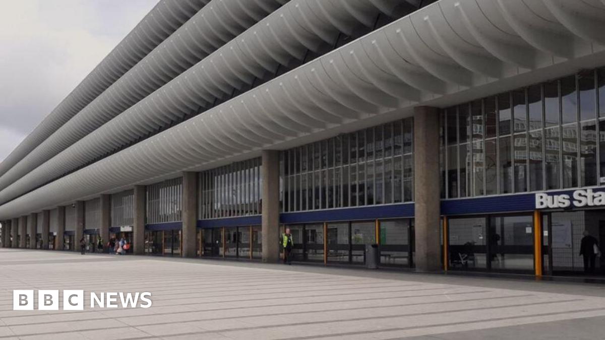External view of Preston bus station.