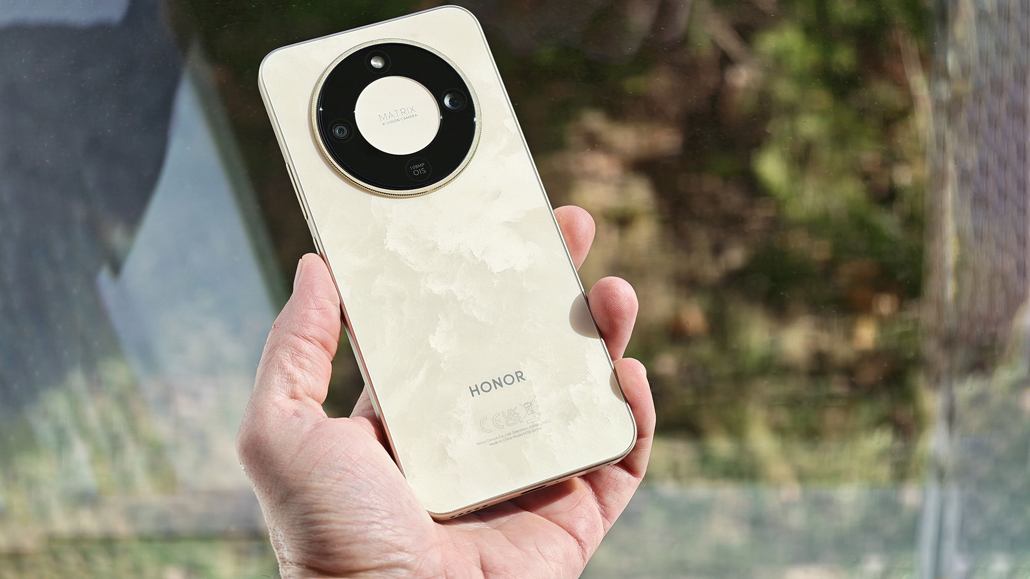 The back of the Honor Magic 8 Lite