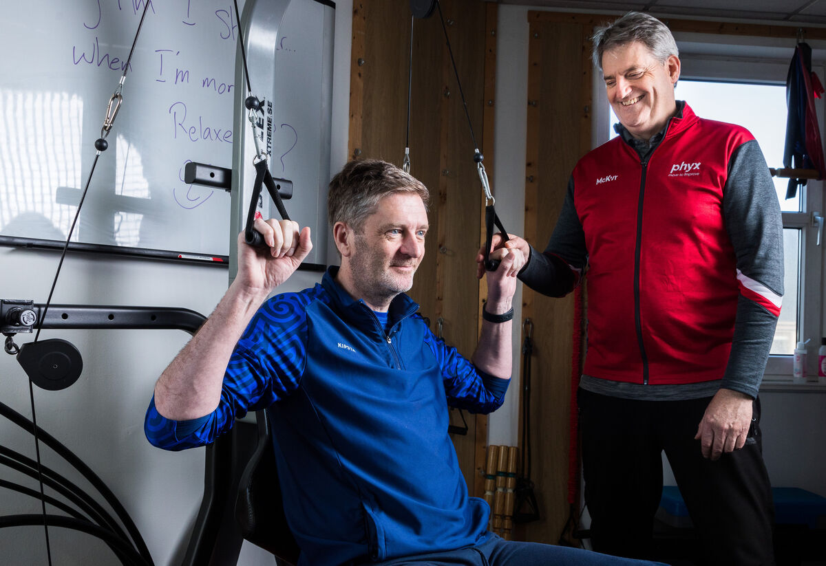 John Dillon: 'We have had elite athletes coming in. Effing and blinding. Feeling sick. Because of a squat that we’re doing.' Pic: David Creedon