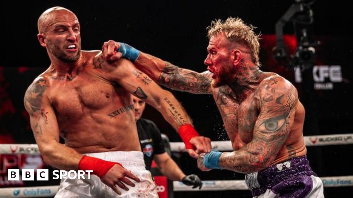 Conor Cooke (left) in action against Matthew Hodgson