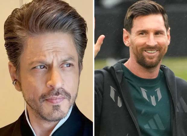 Shah Rukh Khan arrives in Kolkata with son AbRam ahead of meeting with Lionel Messi : Bollywood News