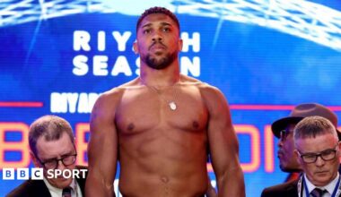 Anthony Joshua weighs in
