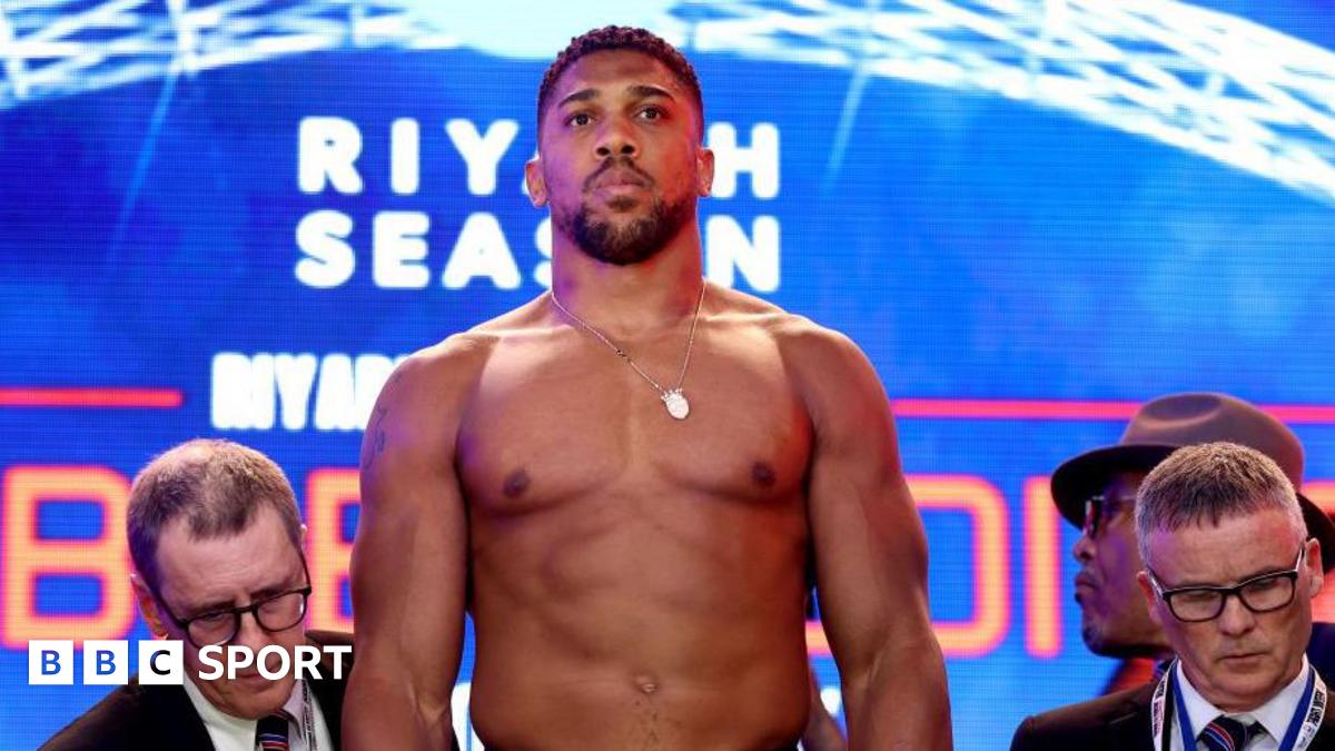 Anthony Joshua weighs in