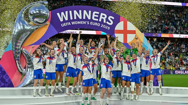 Lionesses celebrate Euro 2025 win