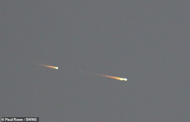 At their peak, viewers with good conditions can expect to see as many as 10 shooting stars per hour, which may come in groups of bright fireballs like these meteors seen on Christmas Day over Essex