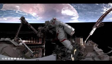 New spacesuits debut for Shenzhou-21's first spacewalk - news.cgtn.com