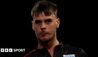 Dominic Taylor at the PDC World Darts Championships