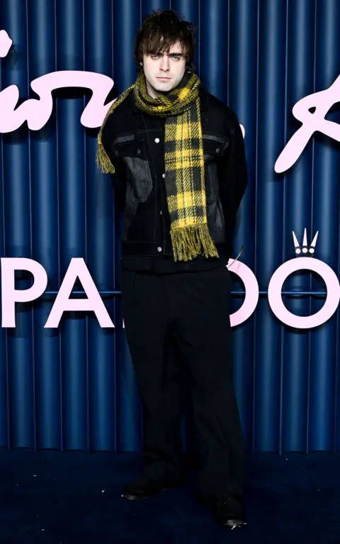 Getty Images Liam Gallagher on blue carpet