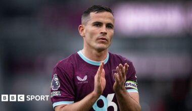 Josh Cullen in action for Burnley