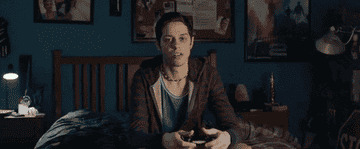 Pete Davidson playing video games