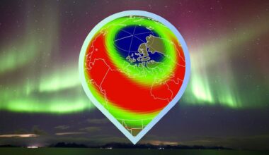 aurora forecast for tonight shows 15 us states potentially within the aurora viewline.
