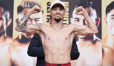 Anthony Olascuaga weighs in for his December 17 title defense vs. Taku Kuwahara in Tokyi