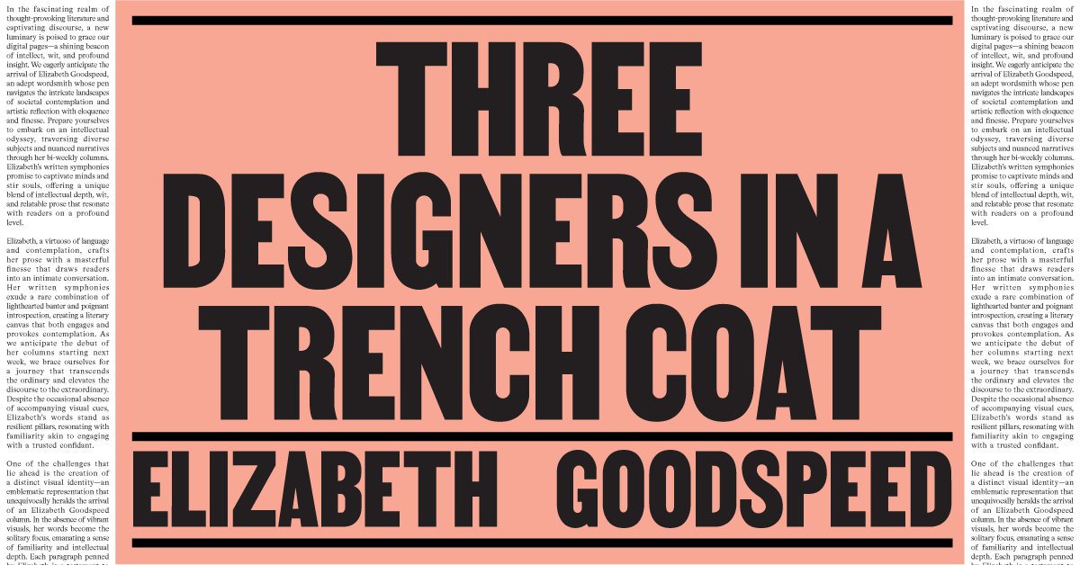 Elizabeth Goodspeed on how many designers it takes to make a studio