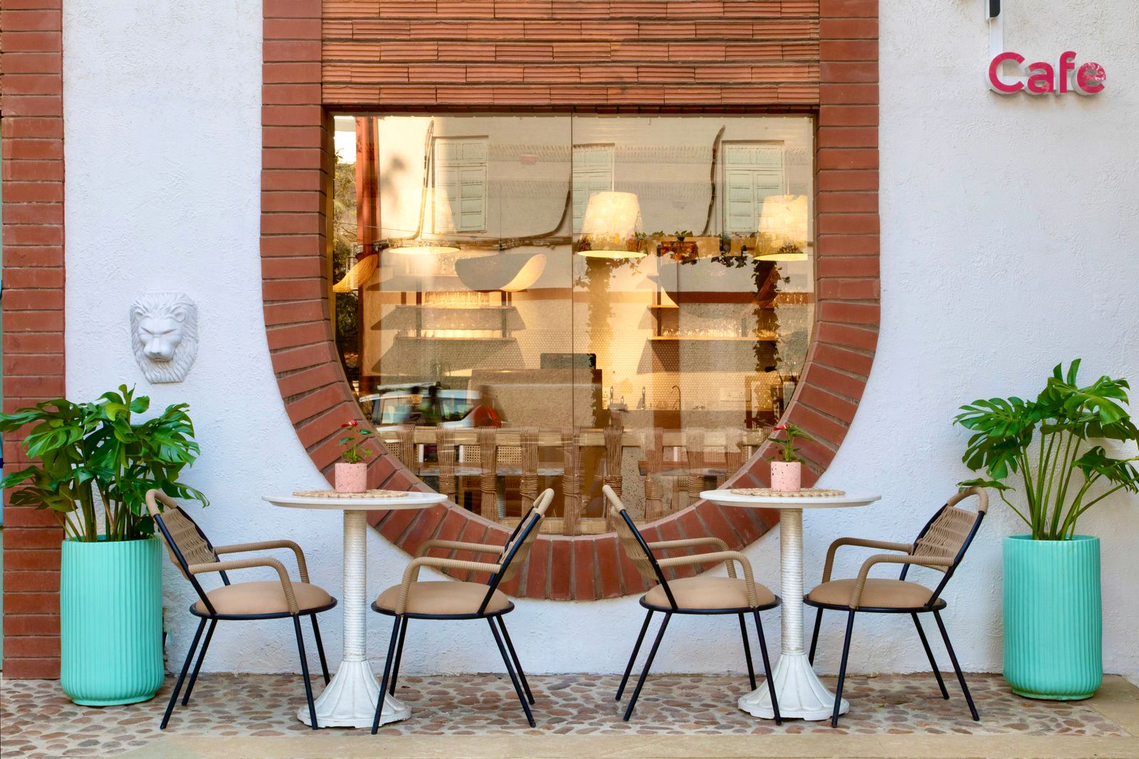 Image may contain Indoors Interior Design Chair Furniture Restaurant Plant Cafe Cafeteria and Shop Restaurant Restaurant...