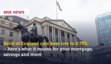Bank of England cuts base rate to 3.75% – here's what it means for your mortgage, savings and more