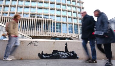 New Banksy work appears on side of building - The Independent