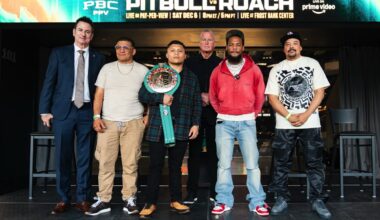 Image: Roach Eyes Matias, Shakur & Russell — After Beating Pitbull Cruz?