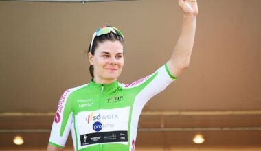 Lotte Kopecky in her last race of 2025, the Tour de l'Ardeche