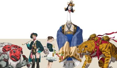 See how this artist applies traditional Korean aesthetics to fantasy characters