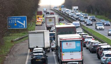 Faversham woman dies after crash on M2 between Sittingbourne and Hempstead
