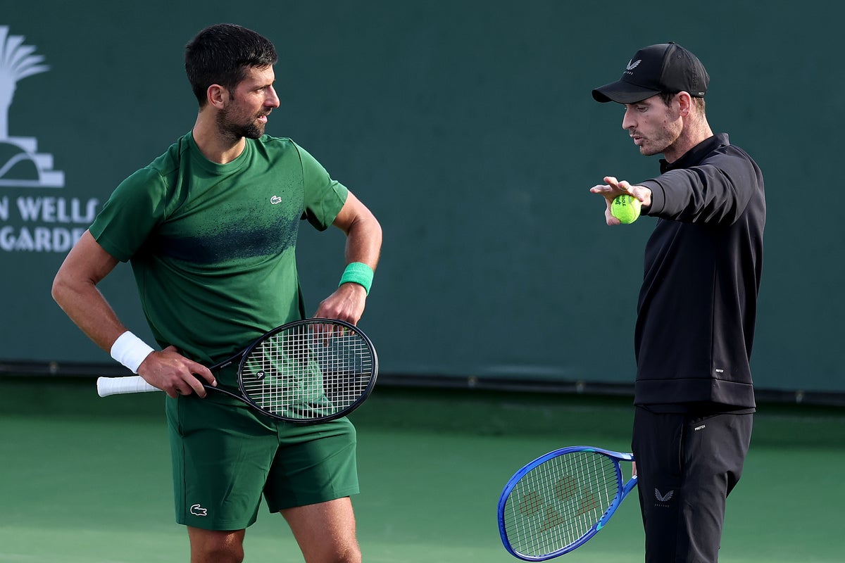 Andy Murray opens up on coaching ‘extremely demanding’ Novak Djokovic - The Independent