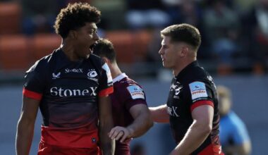 Owen Farrell's 'stern' talk with 'moping' Noah Caluori