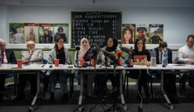 Four Palestine Action hunger strikers vow to continue as two pause protest | Israel-Palestine conflict News