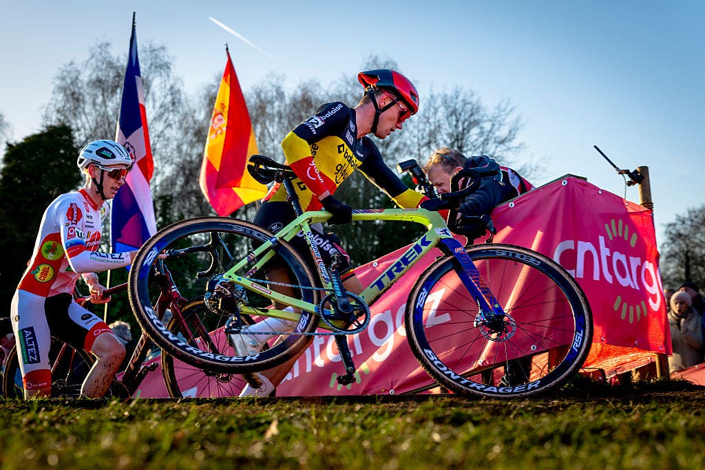 Thibau Nys has won most this winter but has raced twice as much as MVDP.