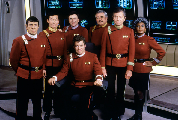 On the set of Star Trek V: The Final Frontier