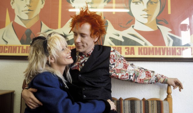 Photo of Nora FORSTER and John LYDON and Johnny ROTTEN