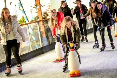 Visitors enjoy the ice rink at a previous Winter Wonderland Pic: Paul Heyes