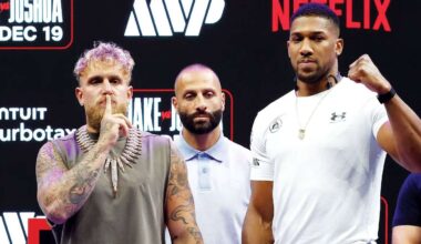 Jake Paul reveals how much Anthony Joshua will outweigh him on fight night