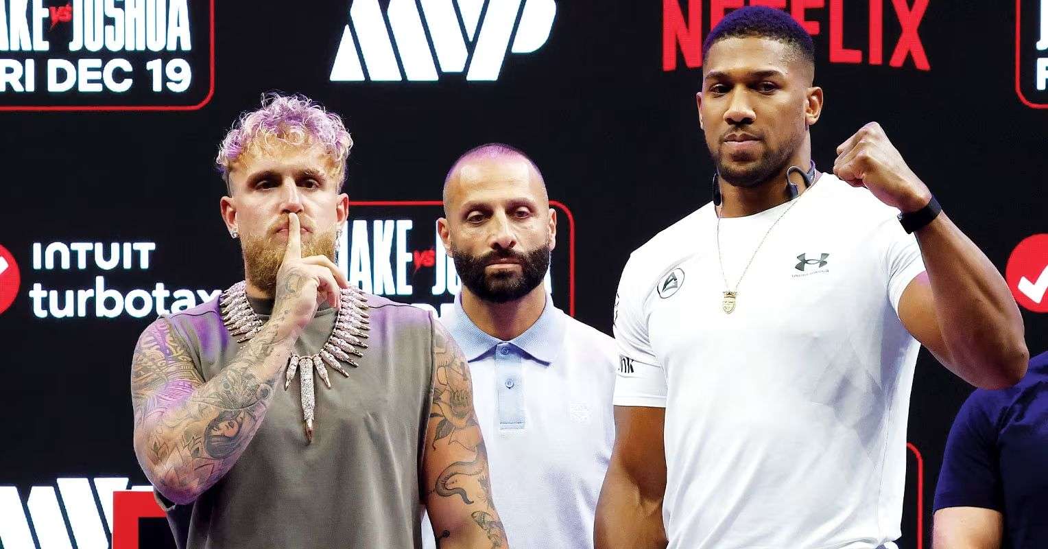 Jake Paul reveals how much Anthony Joshua will outweigh him on fight night