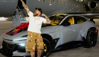 Jake Paul treated himself to a wild one-off Ferrari as a ‘pre-fight gift’ before Anthony Joshua bout